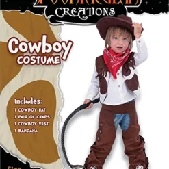 Spooktacular Kids Deluxe Cowboy Halloween Costume - Kid Halloween Costumes -Halloween Costumes Sales 2022 Cowboy Costume Set for Role Play Cosplay 2 result