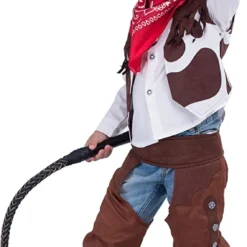 Spooktacular Kids Deluxe Cowboy Halloween Costume - Kid Halloween Costumes -Halloween Costumes Sales 2022 Cowboy Costume Set for Role Play Cosplay 3 result