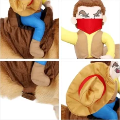 Spooktacular Cowboy Riding Dog Halloween Costume - Pet Costumes -Halloween Costumes Sales 2022 Cowboy Rider Dog Costume 4
