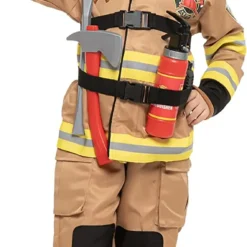 Spooktacular Kids Dark Brown Firefighter Halloween Costume - Kid Halloween Costumes -Halloween Costumes Sales 2022 Dark Brown Firefighter Costume Child 2 结果