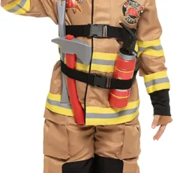 Spooktacular Kids Dark Brown Firefighter Halloween Costume - Kid Halloween Costumes -Halloween Costumes Sales 2022 Dark Brown Firefighter Costume Child 4 结果
