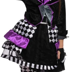 Spooktacular Girls Dark Mad Hatter Halloween Costume - Kid Halloween Costumes 12 Spooktacular Girls Dark Mad Hatter Halloween Costume - Kid Halloween Costumes -Halloween Costumes Sales 2022 Dark Mad Hatter Costume for Girls Cosplay Child 1