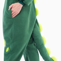 Spooktacular Adult Dinosaur Onesie Halloween Costume - Group Costumes -Halloween Costumes Sales 2022 Dinosaur Animal Onesie Pajama Costume Adult 3