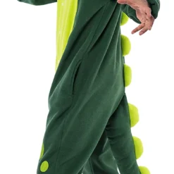 Spooktacular Adult Dinosaur Onesie Halloween Costume - Group Costumes -Halloween Costumes Sales 2022 Dinosaur Animal Onesie Pajama Costume Adult 5