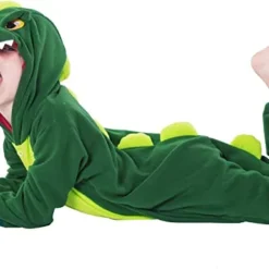 Spooktacular Kids Dinosaur Onesie Halloween Costume - Onesie Costumes -Halloween Costumes Sales 2022 Dinosaur Onesie Pajama Costume Child 1