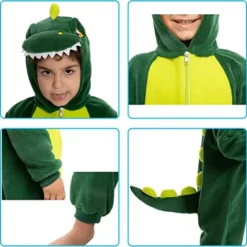 Spooktacular Baby Dinosaur Onesie Halloween Costume - Onesie Costumes -Halloween Costumes Sales 2022 Dinosaur Pajamas Onesie Child 5 结果