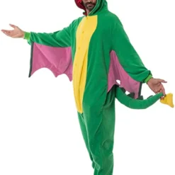 Spooktacular Adult Dragon Onesie Halloween Costume - Onesie Costumes -Halloween Costumes Sales 2022 Dragon Animal Onesie Pajama Costume Adult 1