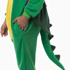 Spooktacular Adult Dragon Onesie Halloween Costume - Onesie Costumes -Halloween Costumes Sales 2022 Dragon Animal Onesie Pajama Costume Adult 4