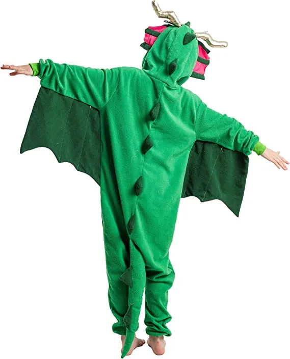 Spooktacular Kids Dragon Onesie Pajama Halloween Costume - Onesie Costumes 5 Spooktacular Kids Dragon Onesie Pajama Halloween Costume - Onesie Costumes - Image 3
