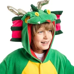 Spooktacular Kids Dragon Onesie Pajama Halloween Costume - Onesie Costumes 12 Spooktacular Kids Dragon Onesie Pajama Halloween Costume - Onesie Costumes -Halloween Costumes Sales 2022 Dragon Animal Onesies Costume Child 4 result