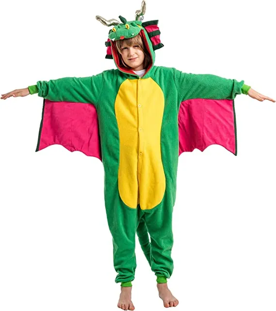 Spooktacular Kids Dragon Onesie Pajama Halloween Costume - Onesie Costumes 8 Spooktacular Kids Dragon Onesie Pajama Halloween Costume - Onesie Costumes - Image 6