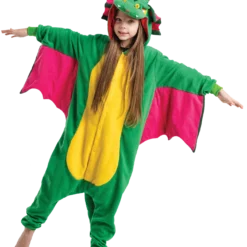 Spooktacular Kids Dragon Onesie Pajama Halloween Costume - Onesie Costumes