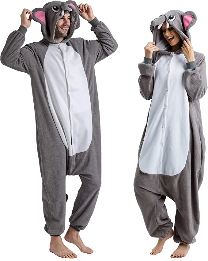 Spooktacular Adult Elephant Onesie Halloween Costume - Group Costumes 5 Spooktacular Adult Elephant Onesie Halloween Costume - Group Costumes - Image 3