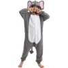 Spooktacular Kids Elephant Onesie Halloween Costume - Onesie Costumes -Halloween Costumes Sales 2022 Elephant Pajamas Onesie Cosplay Child 5