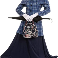 Spooktacular Womens English Nanny Halloween Costume - Adult Costumes -Halloween Costumes Sales 2022 English Nanny Costume Cosplay Adult 4