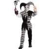 Spooktacular Kids Evil Jester Clown Halloween Costume - Kid Halloween Costumes