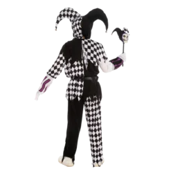 Spooktacular Kids Evil Jester Clown Halloween Costume - Kid Halloween Costumes -Halloween Costumes Sales 2022 Evil Clown Costume Child 3 result