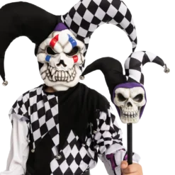 Spooktacular Kids Evil Jester Clown Halloween Costume - Kid Halloween Costumes -Halloween Costumes Sales 2022 Evil Clown Costume Child 5 result