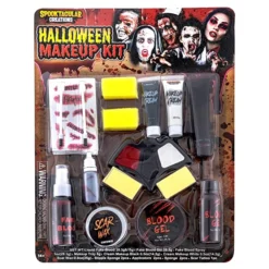 Spooktacular 16Pcs Halloween Family Makeup Kit - Costume Accessories