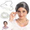 Spooktacular Adult or Child Halloween Grey Hair Wig - Costume Accessories -Halloween Costumes Sales 2022 Female Straight Granny Wig 5 结果