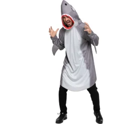 Spooktacular Mens Shark Halloween Costume - Group Costumes