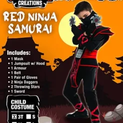 Spooktacular Kids Red Ninja Halloween Costume - Group Costumes -Halloween Costumes Sales 2022 George Washington Costume Set 5 结果 1