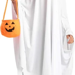 Spooktacular Kids Ghost Halloween Costume - Kid Halloween Costumes -Halloween Costumes Sales 2022 Ghost Boo and Friendly Costume Child 5