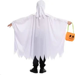 Spooktacular Kids Ghost Cape Halloween Costume - Kid Halloween Costumes -Halloween Costumes Sales 2022 Ghost Costume Cosplay 3 Pack Child 5 result