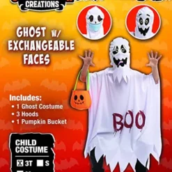 Spooktacular Kids Ghost Cape Halloween Costume - Kid Halloween Costumes -Halloween Costumes Sales 2022 Ghost Costume Cosplay 3 Pack Child 6 result