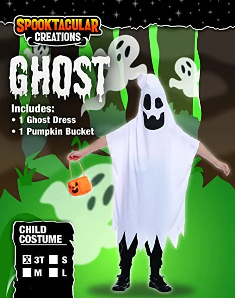 Spooktacular Child Spooky Ghost Halloween Costume - Kid Halloween Costumes 8 Spooktacular Child Spooky Ghost Halloween Costume - Kid Halloween Costumes - Image 6