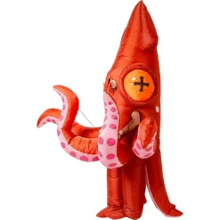 Spooktacular Adult Inflatable Giant Squid Halloween Costume - Group Costumes -Halloween Costumes Sales 2022 Giant Inflatable Squid Costume 1