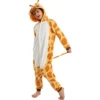 Spooktacular Child Pajama Plush Onesie Giraffe Costume - Onesie Costumes -Halloween Costumes Sales 2022 Giraffe Pajamas Onesie Child 3