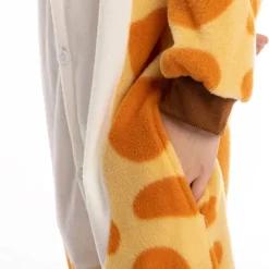 Spooktacular Child Pajama Plush Onesie Giraffe Costume - Onesie Costumes -Halloween Costumes Sales 2022 Giraffe Pajamas Onesie Child 4