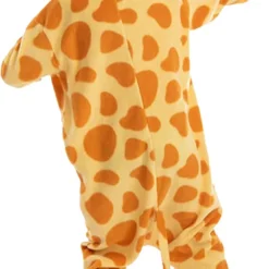 Spooktacular Child Pajama Plush Onesie Giraffe Costume - Onesie Costumes -Halloween Costumes Sales 2022 Giraffe Pajamas Onesie Child 5