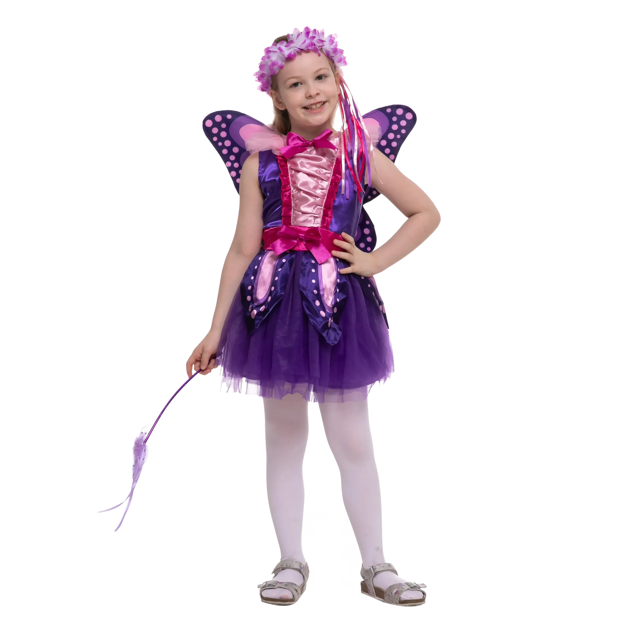 Spooktacular Girl Purple Fairy Costume Cosplay - Kid Halloween Costumes 6 Spooktacular Girl Purple Fairy Costume Cosplay - Kid Halloween Costumes - Image 4