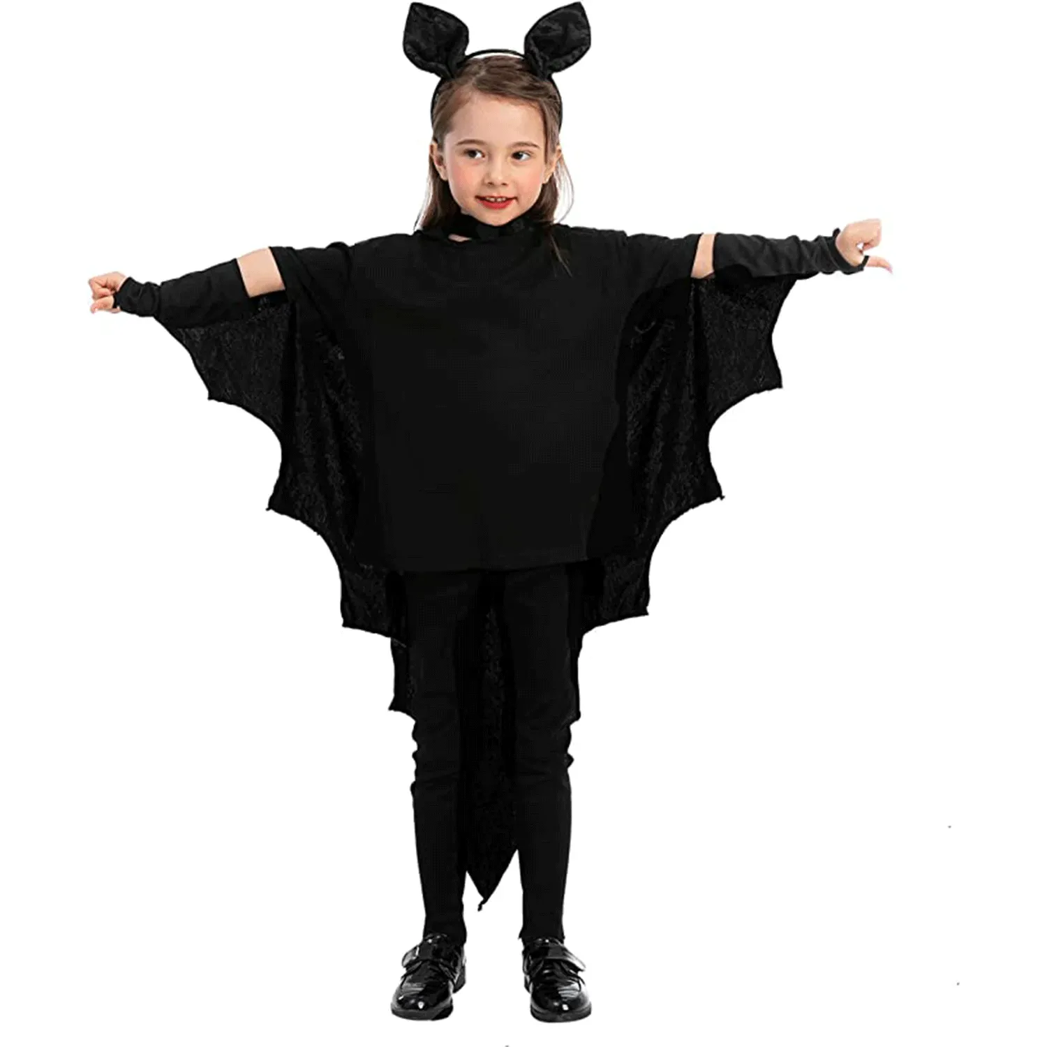 Spooktacular Kids Vampire Bat Wings Costume with Headband - Kid Halloween Costumes 3 Spooktacular Kids Vampire Bat Wings Costume with Headband - Kid Halloween Costumes