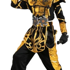 Spooktacular Boys Gold Ninja Halloween Costume - Group Costumes -Halloween Costumes Sales 2022 Gold Ninja Costume For Role Play Cosplay Child 4 结果