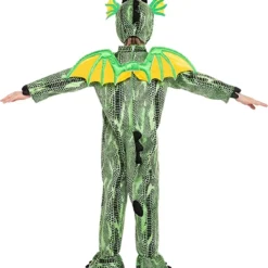 Spooktacular Kids Dragon Halloween Costume - Kid Halloween Costumes 12 Spooktacular Kids Dragon Halloween Costume - Kid Halloween Costumes -Halloween Costumes Sales 2022 Green Dragon Costume Cosplay Child 3