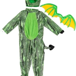 Spooktacular Kids Dragon Halloween Costume - Kid Halloween Costumes 13 Spooktacular Kids Dragon Halloween Costume - Kid Halloween Costumes -Halloween Costumes Sales 2022 Green Dragon Costume Cosplay Child 4