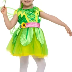 Spooktacular Girls Green Fairy Halloween Costume - Kid Halloween Costumes -Halloween Costumes Sales 2022 Green Fairy Costume For Role Play Cosplay Girls 4