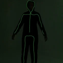 Spooktacular Adult Light up Stick Figure Halloween Costume - Adult Costumes -Halloween Costumes Sales 2022 Green LED Stick Figure Adult 1
