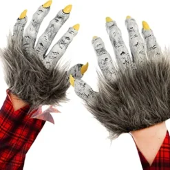 Spooktacular Kids Red Werewolf Costume with Mask - Kid Halloween Costumes -Halloween Costumes Sales 2022 Grey Werewolf Costume Child 1