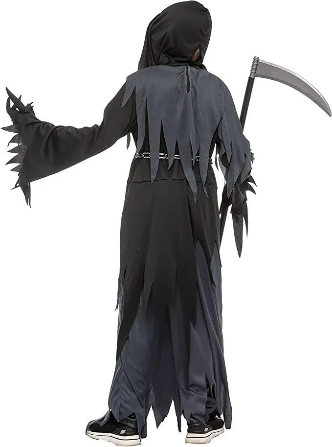Spooktacular Kids Grim Reaper Halloween Costume - Kid Halloween Costumes 8 Spooktacular Kids Grim Reaper Halloween Costume - Kid Halloween Costumes - Image 6