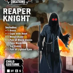 Spooktacular Kids Grim Reaper Halloween Costume - Kid Halloween Costumes 11 Spooktacular Kids Grim Reaper Halloween Costume - Kid Halloween Costumes -Halloween Costumes Sales 2022 Grim Reaper Costume for Boys Cosplay Child 9
