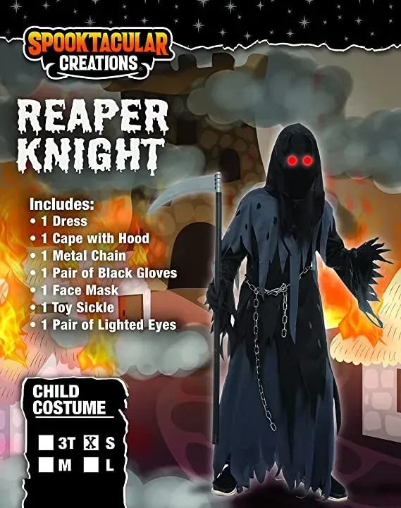 Spooktacular Kids Grim Reaper Halloween Costume - Kid Halloween Costumes 5 Spooktacular Kids Grim Reaper Halloween Costume - Kid Halloween Costumes - Image 3