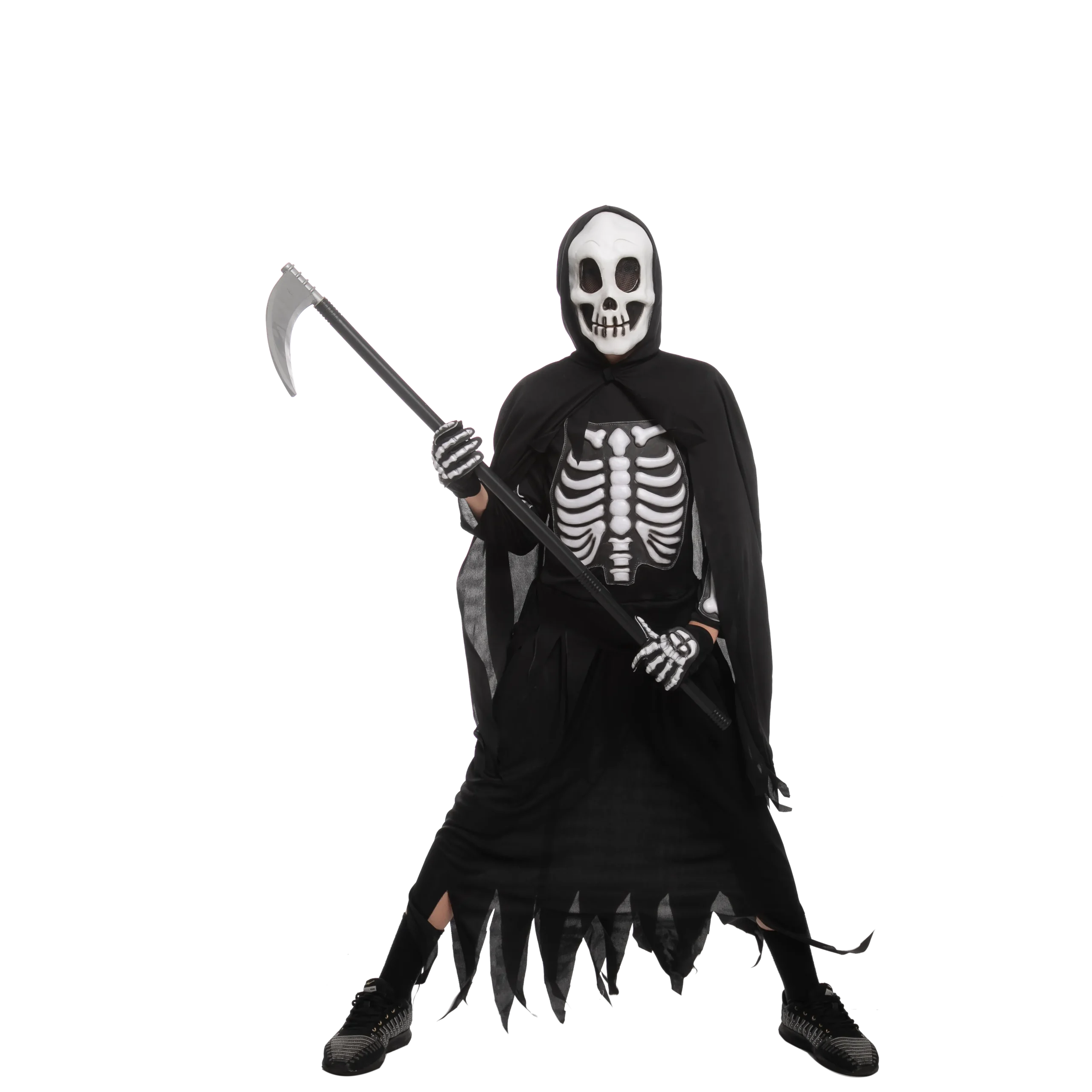 Spooktacular Boys Skeleton Grim Reaper Halloween Costume - Kid Halloween Costumes 6 Spooktacular Boys Skeleton Grim Reaper Halloween Costume - Kid Halloween Costumes - Image 4