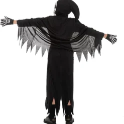 Spooktacular Boys Skeleton Grim Reaper Halloween Costume - Kid Halloween Costumes 12 Spooktacular Boys Skeleton Grim Reaper Halloween Costume - Kid Halloween Costumes -Halloween Costumes Sales 2022 Grim Reaper Skeleton Costume for Boys Cosplay 5