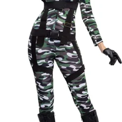 Spooktacular Womens Paratrooper Army Halloween Costume - Adult Costumes -Halloween Costumes Sales 2022 Halloween Women Paratrooper Army Jumpsuit Military Camouflage Costume wHat Gloves and Harness 5 结果