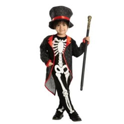 Spooktacular Toddler Glow in the Dark Skeleton Halloween Costume - Group Costumes