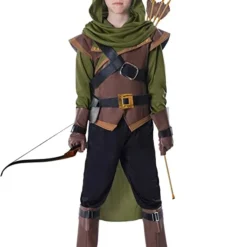 Spooktacular Kids Renaissance Robin Hood Costume - Kid Halloween Costumes